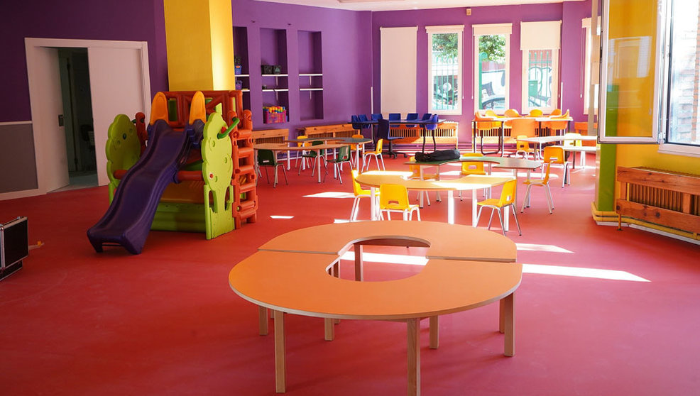 Interior de un aula infantil