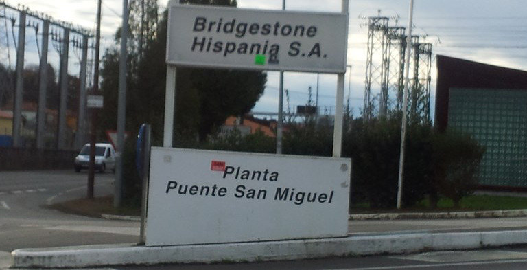 Instalaciones de Bridgestone en Puente San Miguel