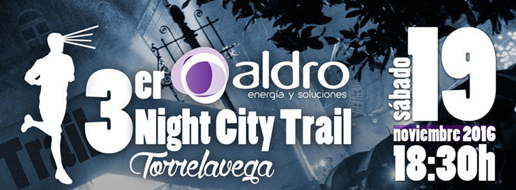 Cartel de la Aldro Night City Trail