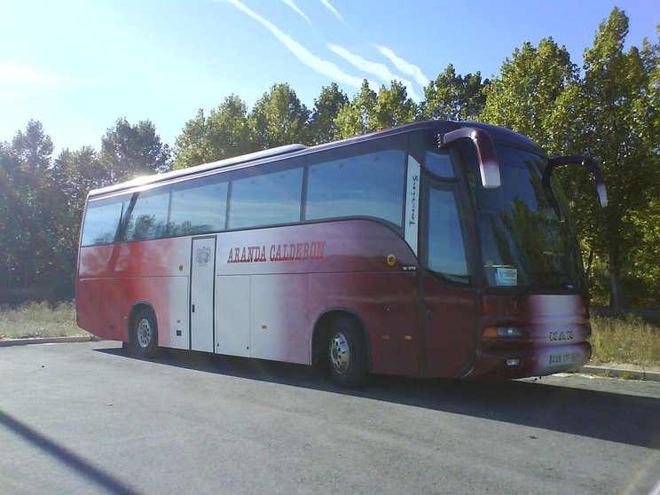 Autobus perteneciente a la flota de Aranda Calderón