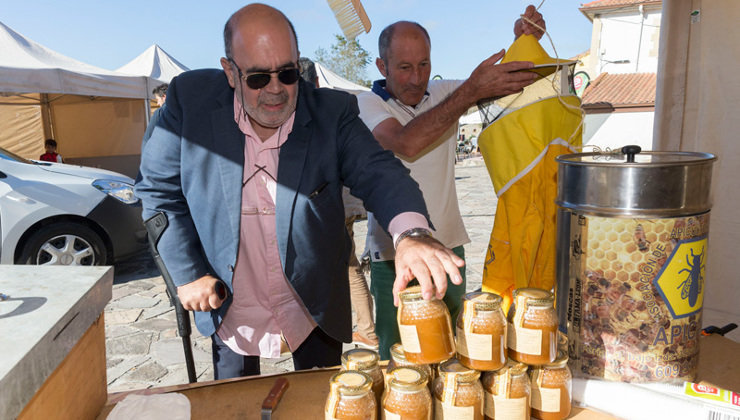 Oria inaugura una Feria de la Miel de Campoo