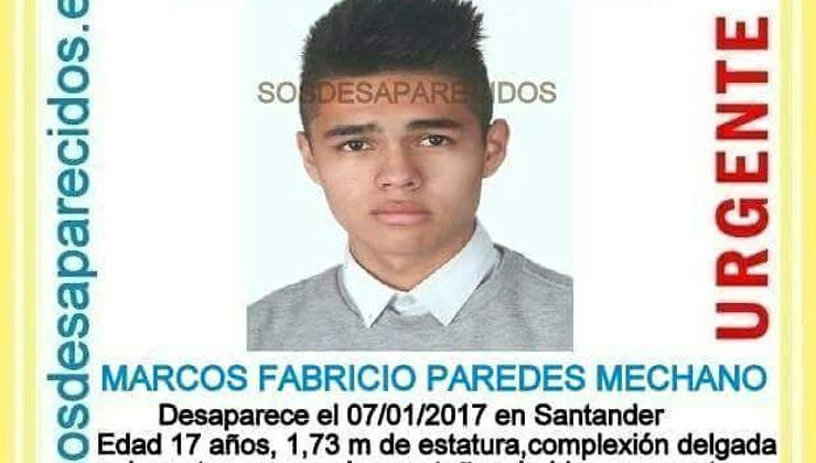 El cadáver aparecido en El Sardinero es el de Marcos Fabricio Paredes