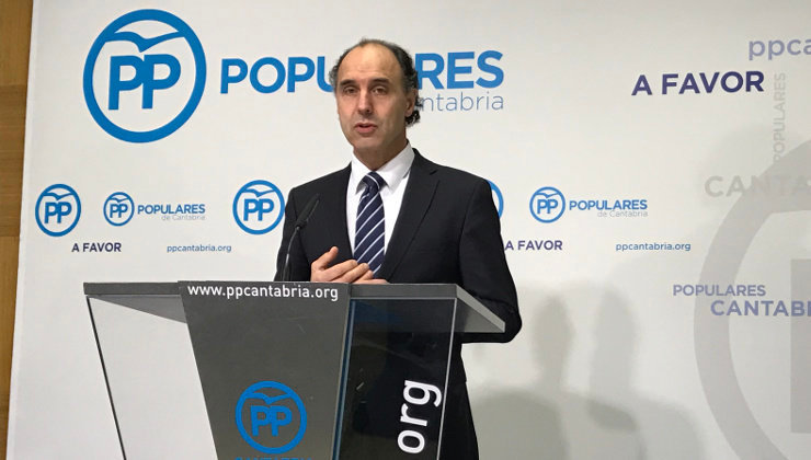 El presidente del PP de Cantabria, Ignacio Diego