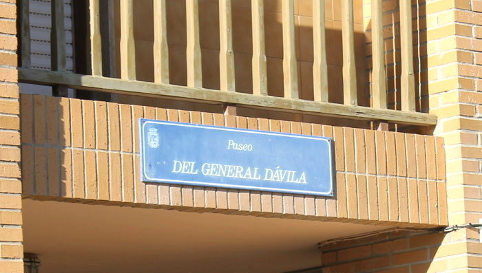Paseo del general franquista Fidel Dávila