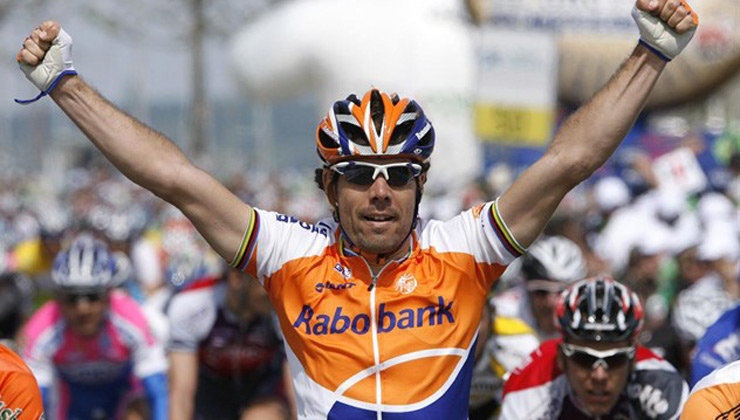 El ciclista cántabro Óscar Freire