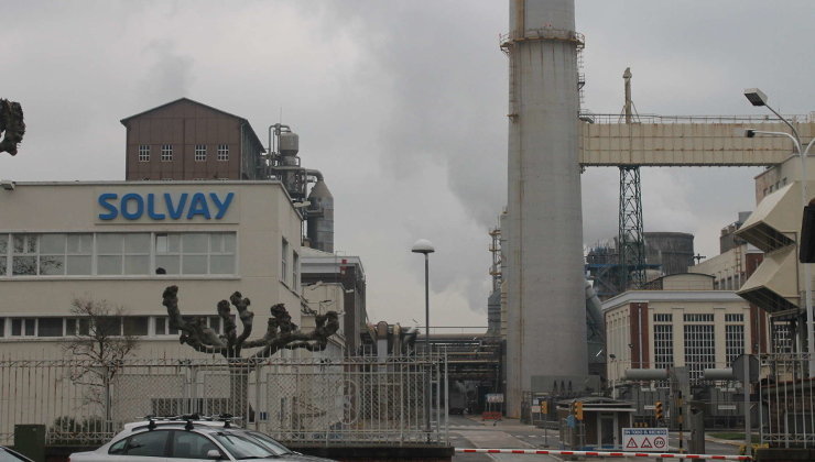 Fábrica de Solvay en Torrelavega