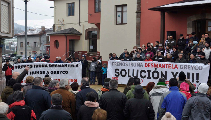 Imagen de archivo de una manifestación de trabajadores de Greyco
