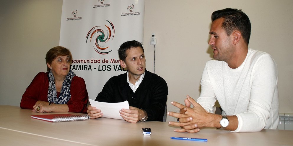 Carmen Terán, Mario Iglesias y Alberto Marchante
