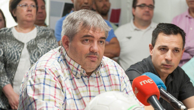 José Ángel Peláez, presidente de la Federación Cántabra de Fútbol