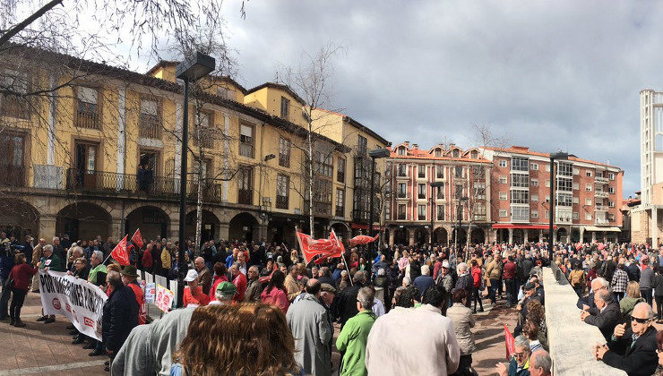 Manifestación de pensionistas este jueves en Torrelavega