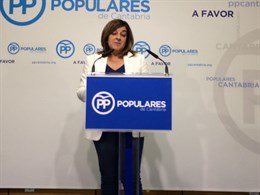 La presidenta del PP cántabro y exconsejera de Sanidad, María José Sáenz de Buruaga