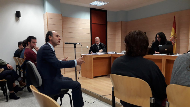 Ignacio Diego declara como testigo en el juicio celebrado el pasado 25 de octubre en Santander