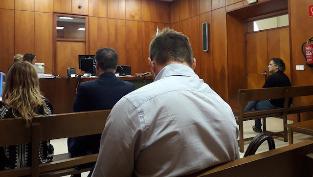 Una imagen del juicio celebrado este lunes en Santander