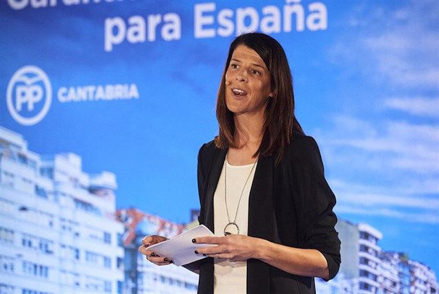La candidata del PP a la Presidencia de Cantabria y exatleta Ruth Beitia | Foto- Europapress