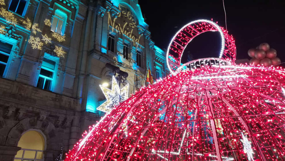 Encendido de las luces de Navidad de Santander | Foto de archivo