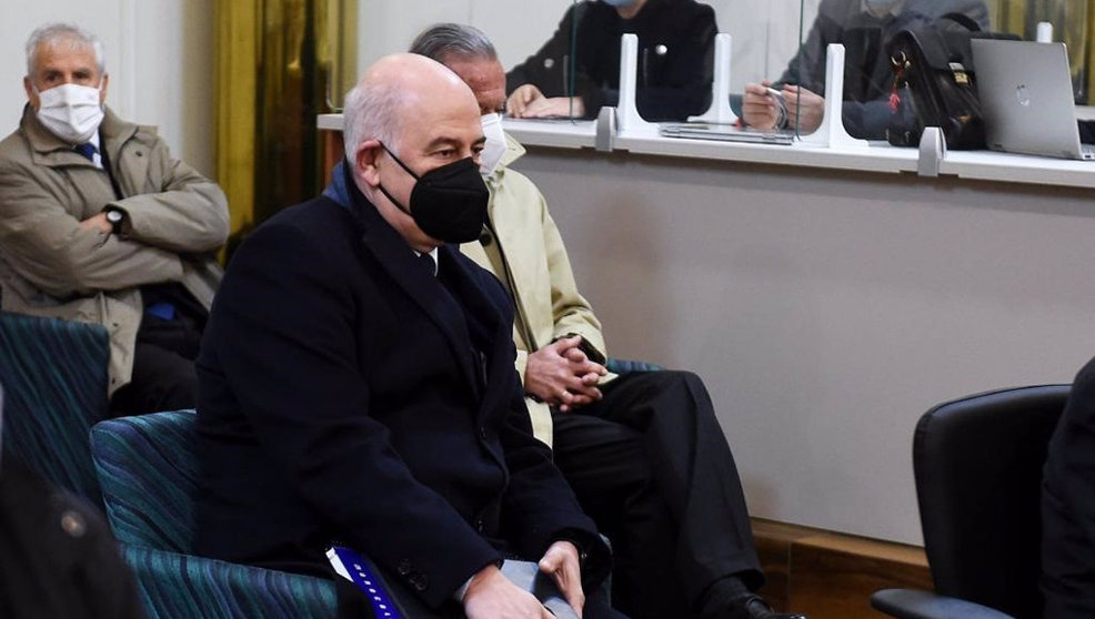 El expresidente de Sniace, Blas Mezquita, en el juicio por presunto delito ambiental