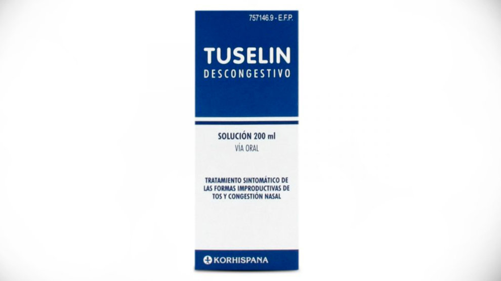 Envase del descongestivo Tuselin en formato de 200 mililitros | Foto- farmaone.com