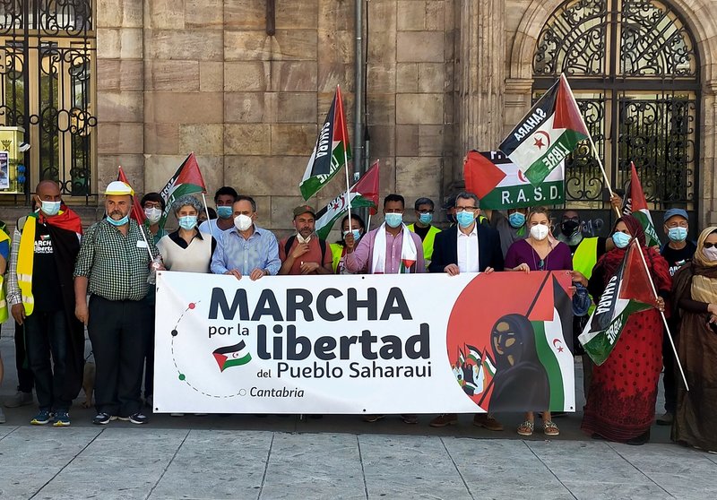 Marcha por la Libertad del Pueblo Saharaui en Torrelavega