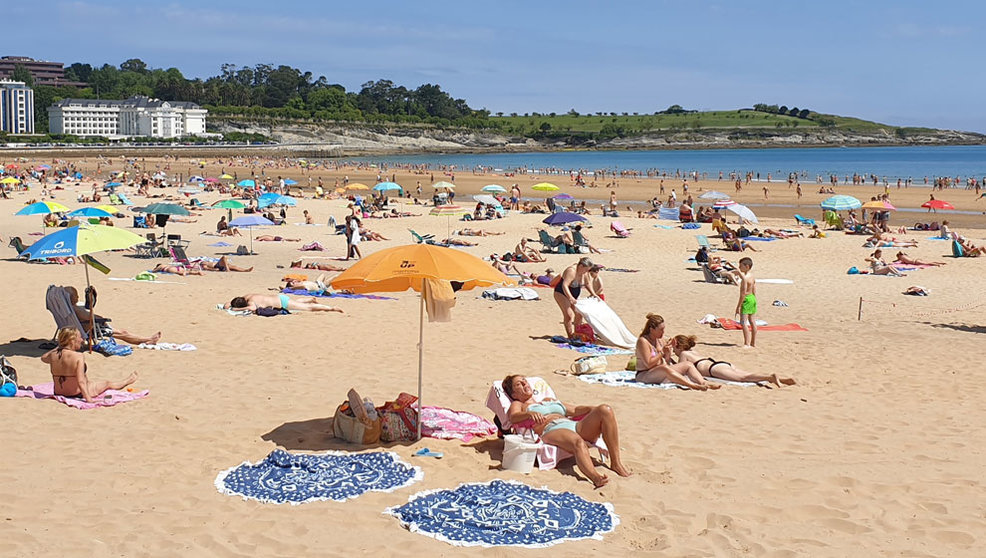 Segunda Playa del Sardinero de Santander | Foto de archivo