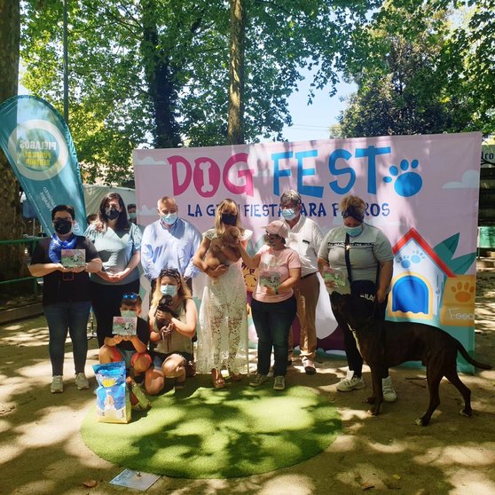 Ganadores del concurso de la feria de mascotas 'Dog fest'