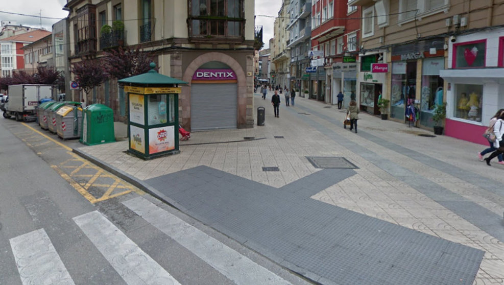 Calle Ruiz Tagle esquina con Serafín Escalante de Torrelavega | Foto- Google Maps