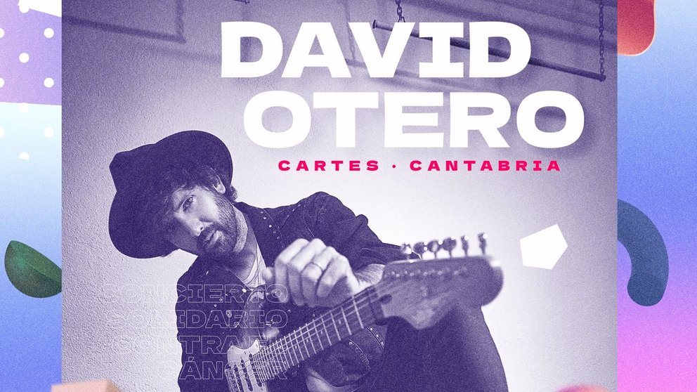 Cartel del concierto de David Otero en Cartes