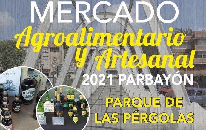 Cartel del Mercado Agroalimentario y Artesanal en Parbayón