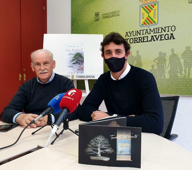 Tomás Bustamante y Nacho González presentan la exposición de bonsáis