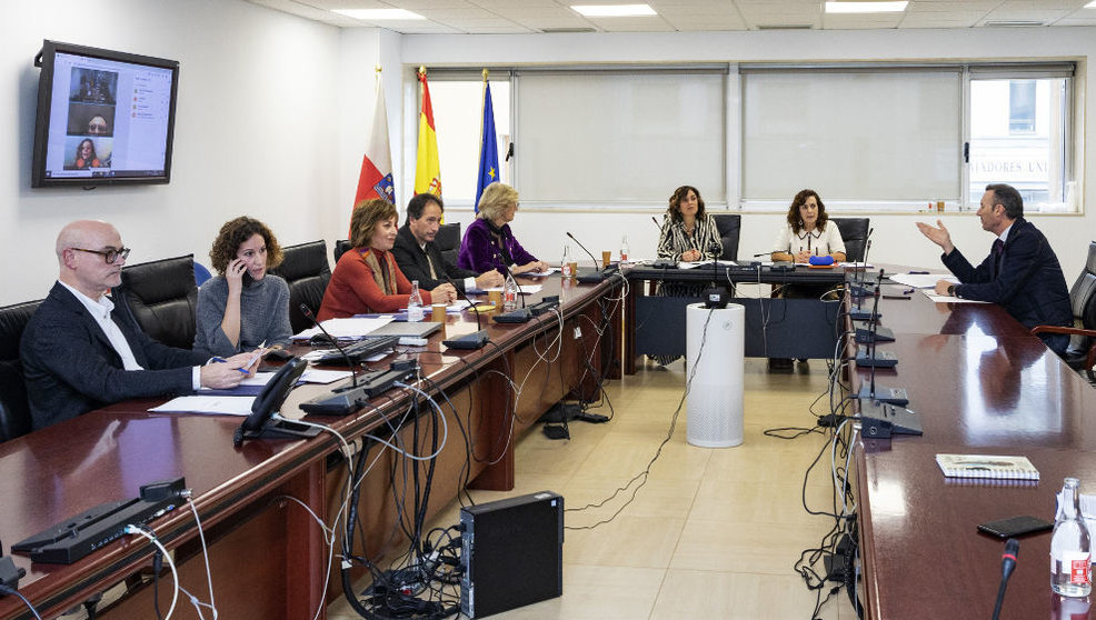 Reunión por videoconferencia de la comisión de transferencias Estado-Cantabria