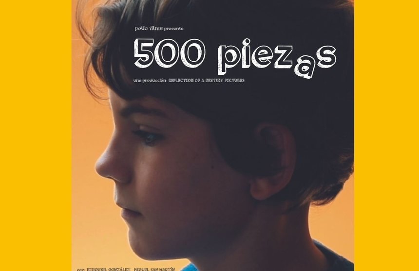 Cartel del cortometraje '500 piezas'