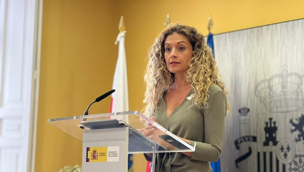 La delegada del Gobierno en Cantabria, Ainoa Quiñones