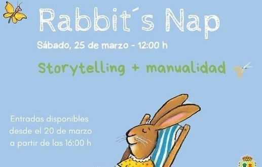 La narración del cuento infantil 'Rabbits Nap' que tendrá lugar en la Biblioteca de Suances
