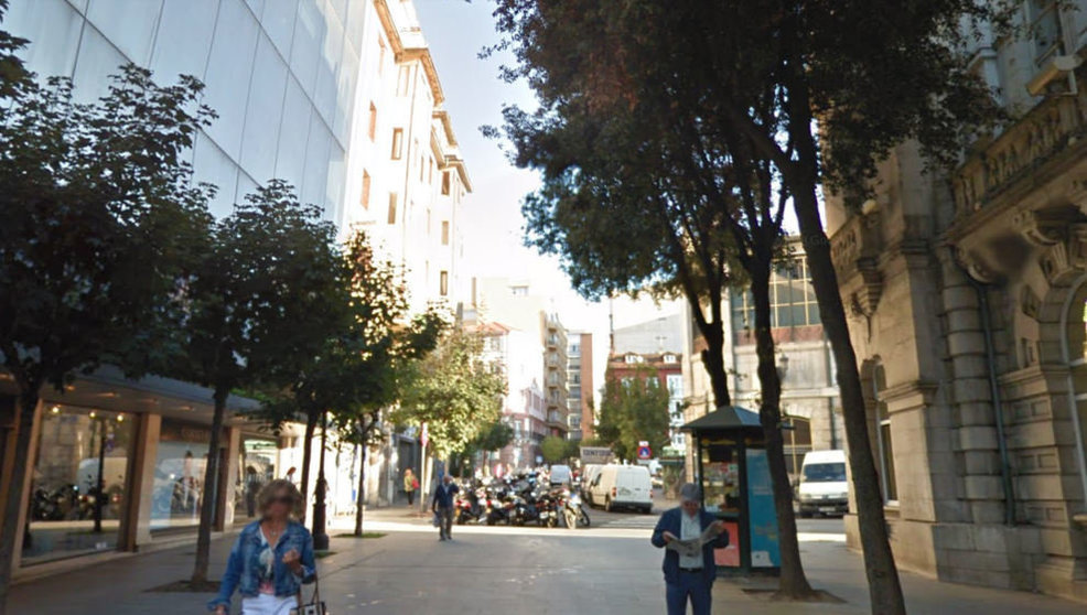 Calle Los Escalantes de Santander. Foto- Google Maps
