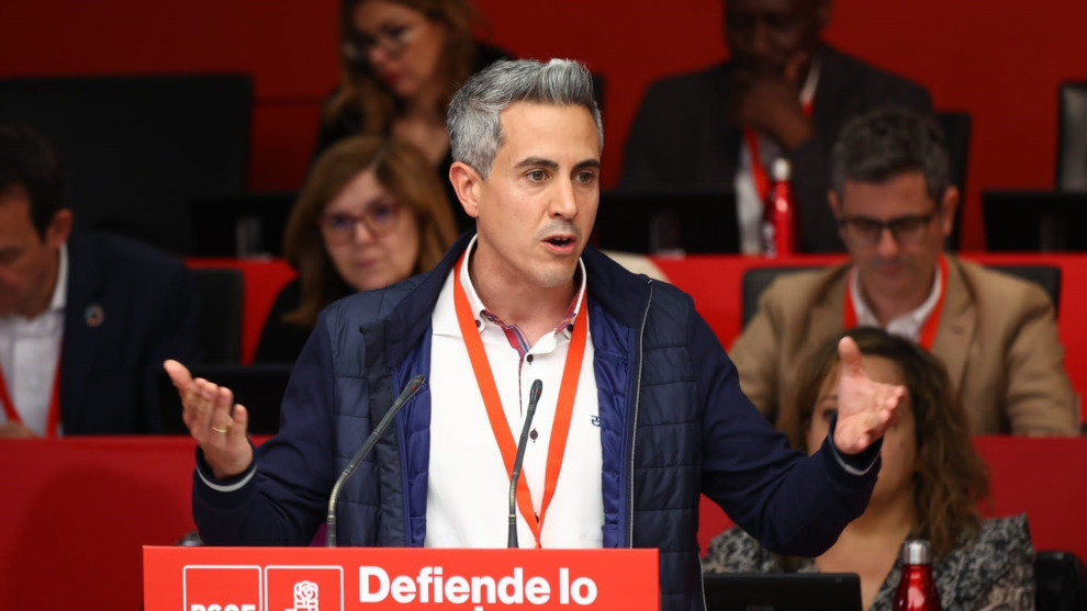 El vicepresidente de Cantabria y candidato a la Presidencia autonómica, Pablo Zuloaga, en el Comité Federal del PSOE