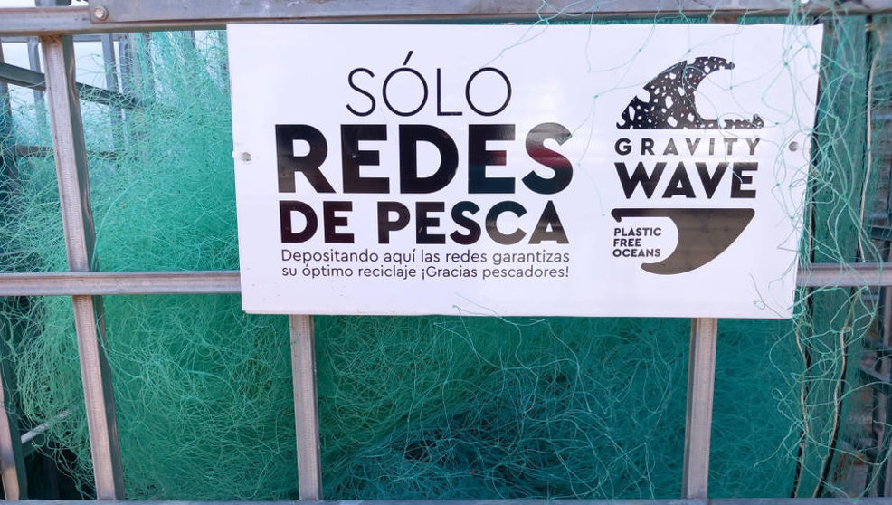 Suances facilita el reciclado de redes de pesca