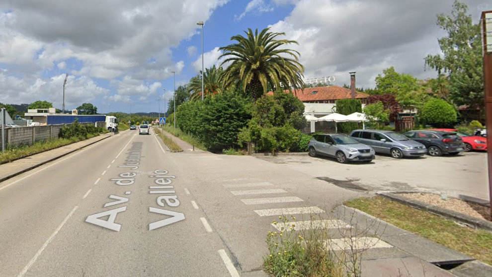 Carretera nacional que va de Santiago de Cartes a Tanos, a la altura del Restaurante El Refugio | Foto- Google Maps