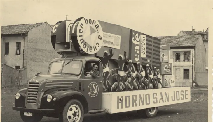 Furgoneta del Horno San Jos&eacute; en sus or&iacute;genes