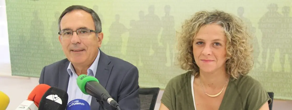 El alcalde y la concejala Patricia Portilla en rueda de prensa esta ma&ntilde;ana