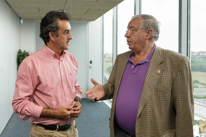 Mart&iacute;n y R&aacute;bago, al terminar la reuni&oacute;n