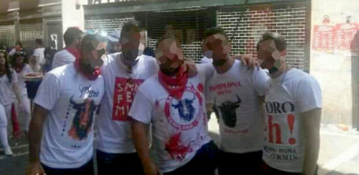 Los cinco acusados de violaci&oacute;n