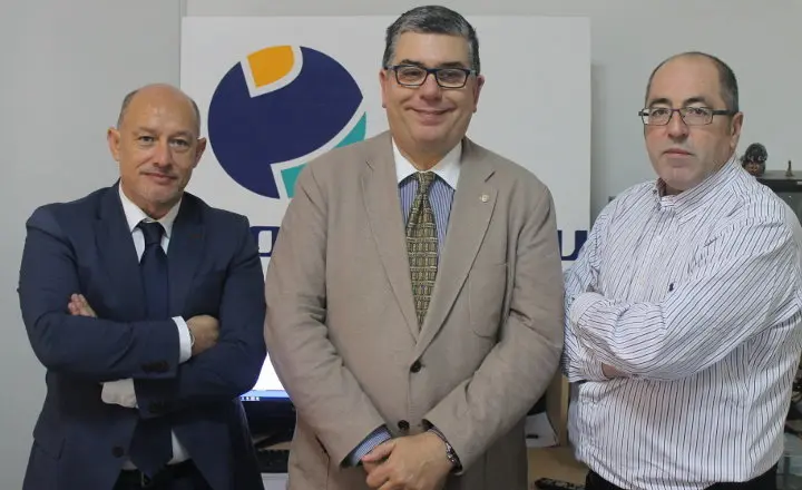 De izquierda a derecha, Luis Barqu&iacute;n, Gervasio Portilla y Claudio Acebo