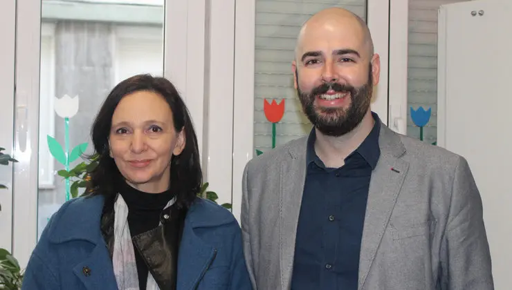 Carolina Bescansa y Julio Revuelta