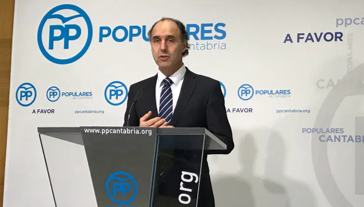 El presidente del PP de Cantabria, Ignacio Diego