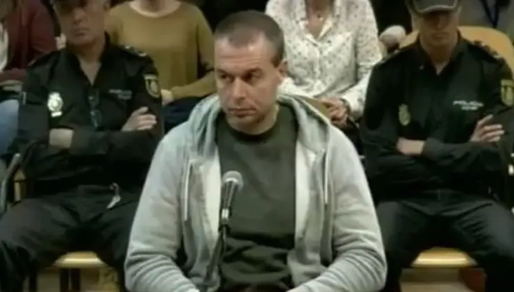 Antonio Ortiz, el pederasta de Ciudad Lineal, durante el juicio