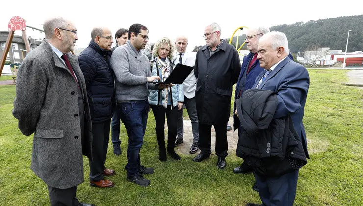 Visita de las autoridades a uno de los puntos