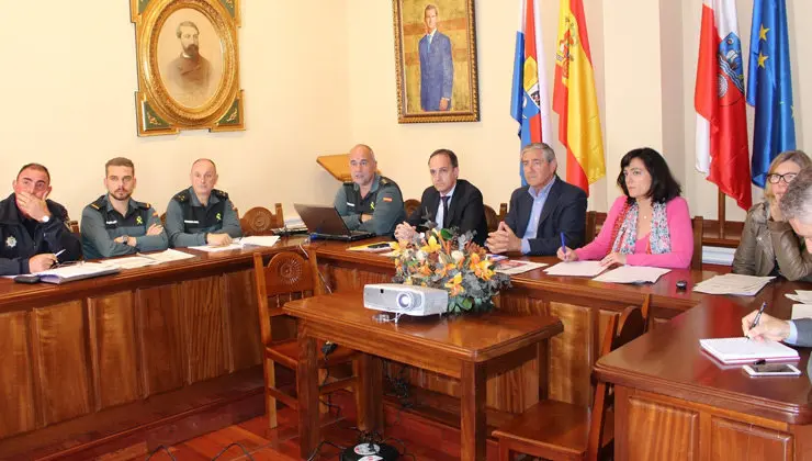 Junta de seguridad en el municipio