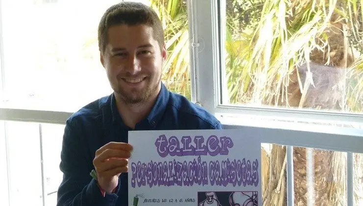 El concejal durante la presentaci&oacute;n del acto