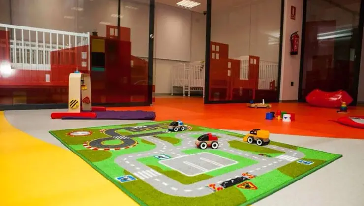 Aula de Juegos de una de las escuelas infantiles de Pi&eacute;lagos. Foto: Lalo Cuevas