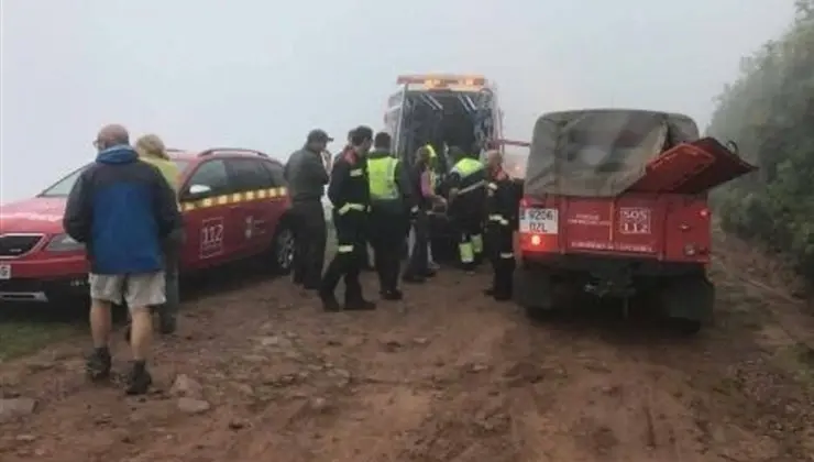 El senderista ha sido evacuado tras quedar inconsciente por un desvanecimiento