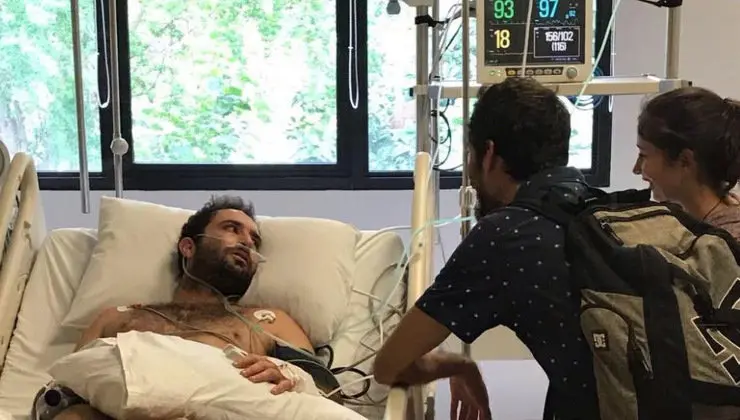 Cristian Bosco, en el hospital junto a sus compa&ntilde;eros